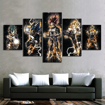 

5D Diamond Painting Dragon Ball Vegeta Anime DIY diamond Embroidery Cross Stitch Rhinestone Mosaic Painting Home Decor