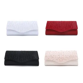 

Stylish Women Rhinestone Handbag Evening Party Clutch Bag Wedding Wallet Purse