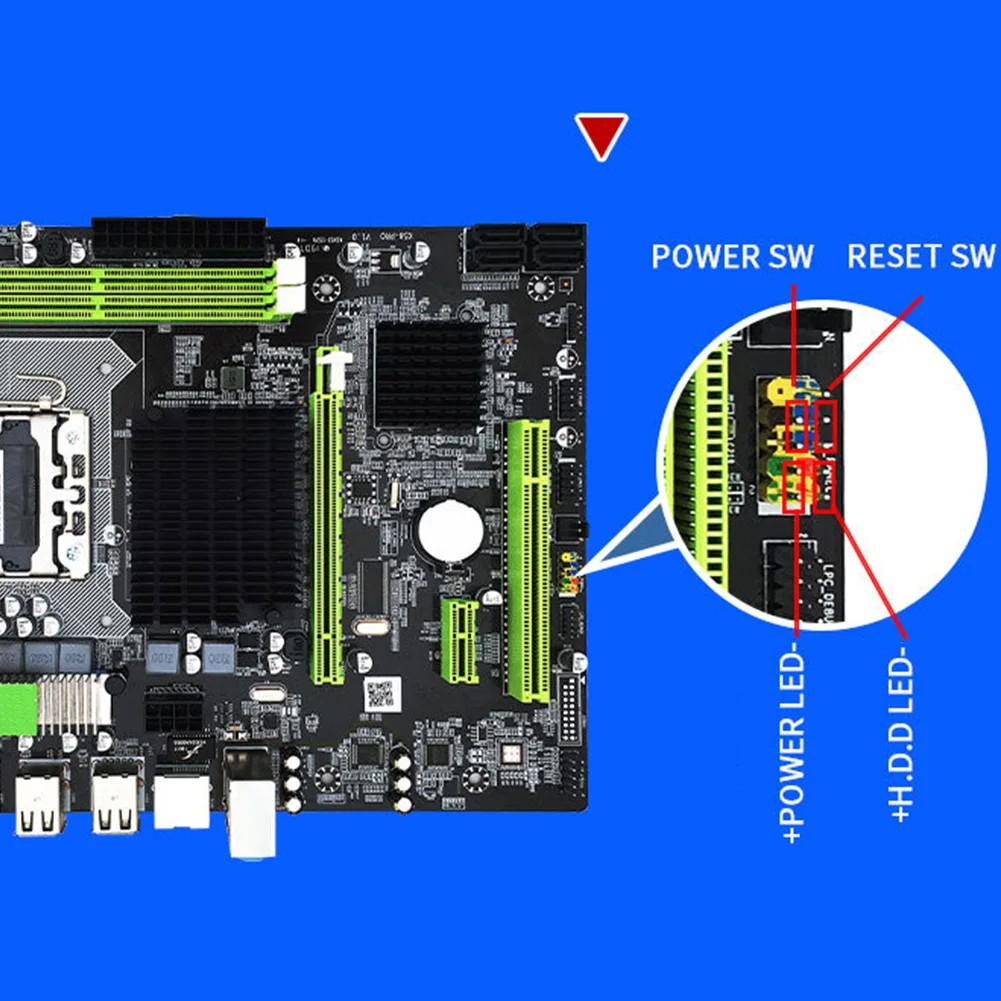 Аксессуары DDR3 ПАМЯТЬ LGA 1366 стабильный для Intel X58 разъем Замена SATAII процессор Материнская плата настольный компьютер контроллер