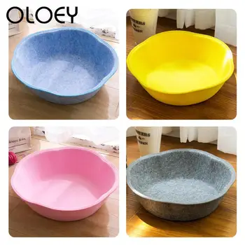 

Removable Cat Basket Bed House Kennel Nest Breathable Bottom Soft Warm Cat Bed House for Dogs Pads Pets Product Not Include Mat