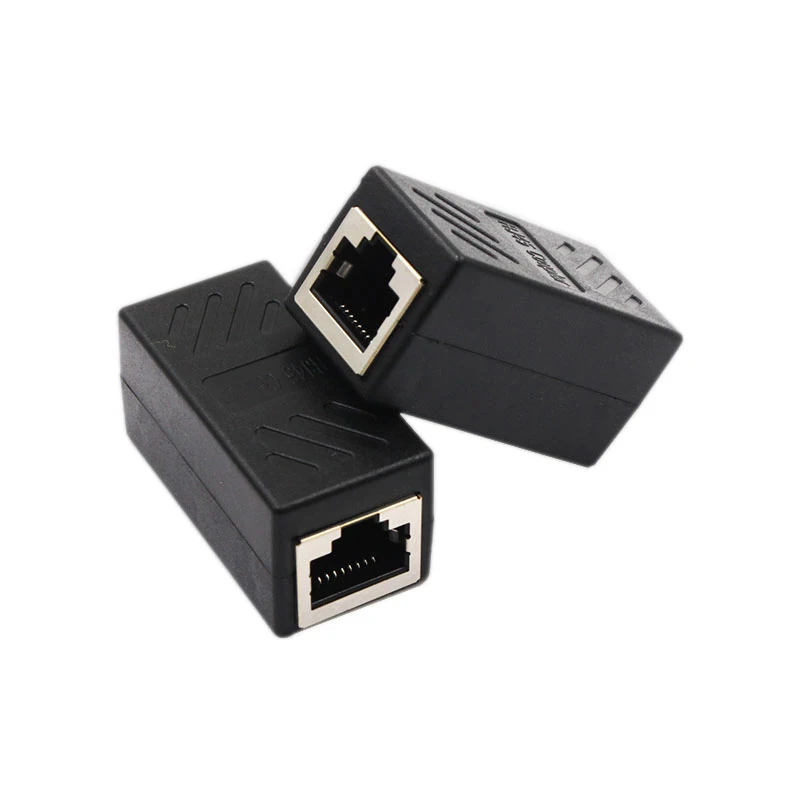 Сетевой Ethernet двойная прямая головка Lan кабель Соединительный соединитель RJ45 CAT 5 5E