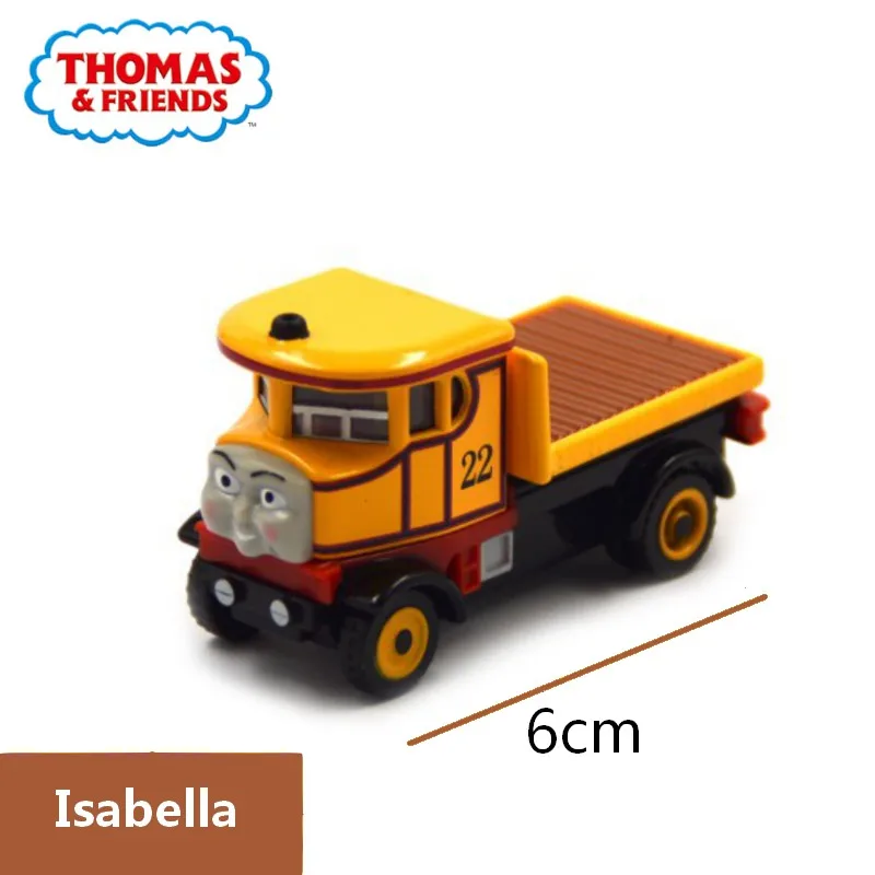Isabella Томас и его друзья, Elizabeth Isabella, набор моделей, металлический магнитный вагон, подарок на Рождество, игрушки для детей - Цвет: Isabella