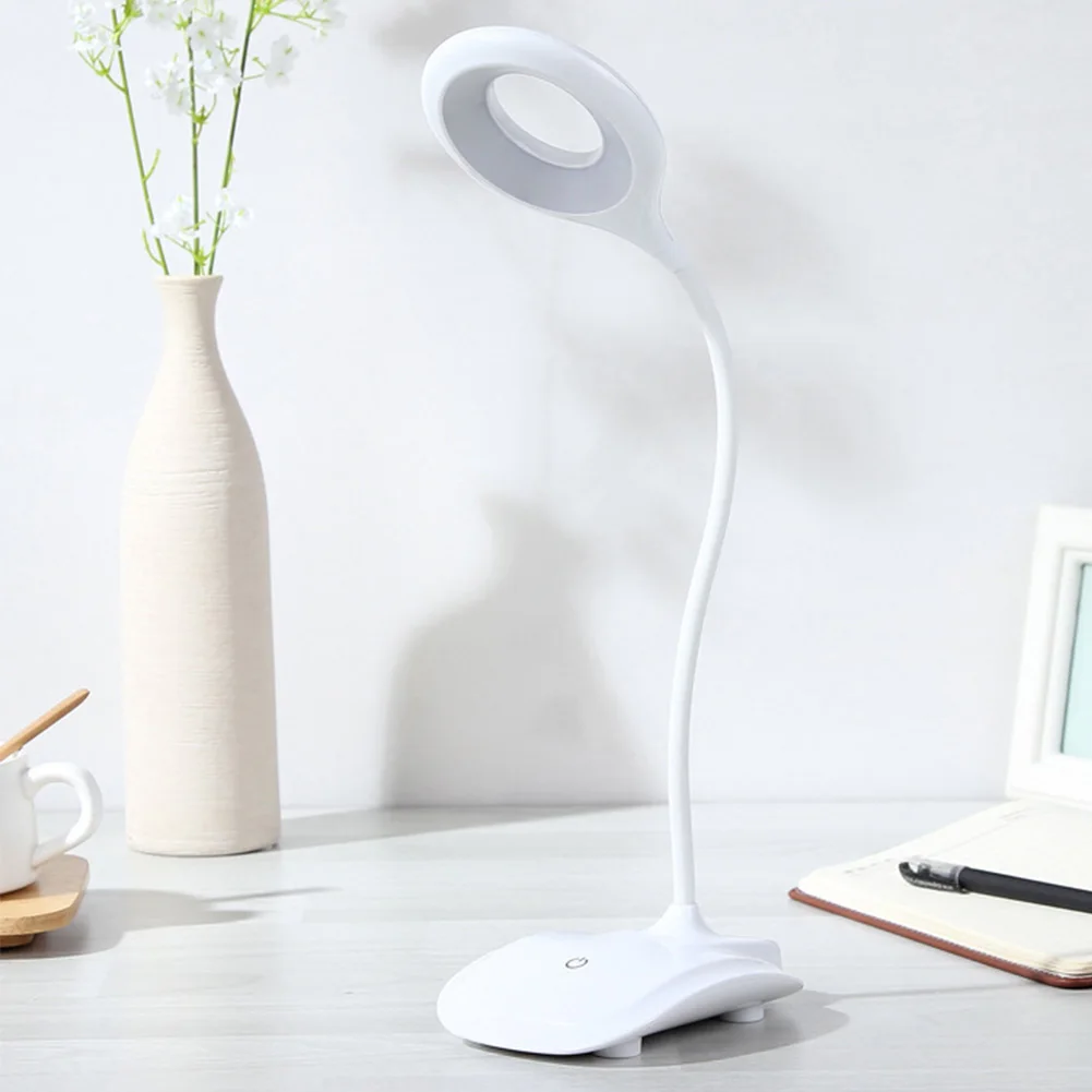  Adjustable Study Night Light Desk Lamp Touch Dimming USB Wire Led Bedroom Rotating Eye Protection R
