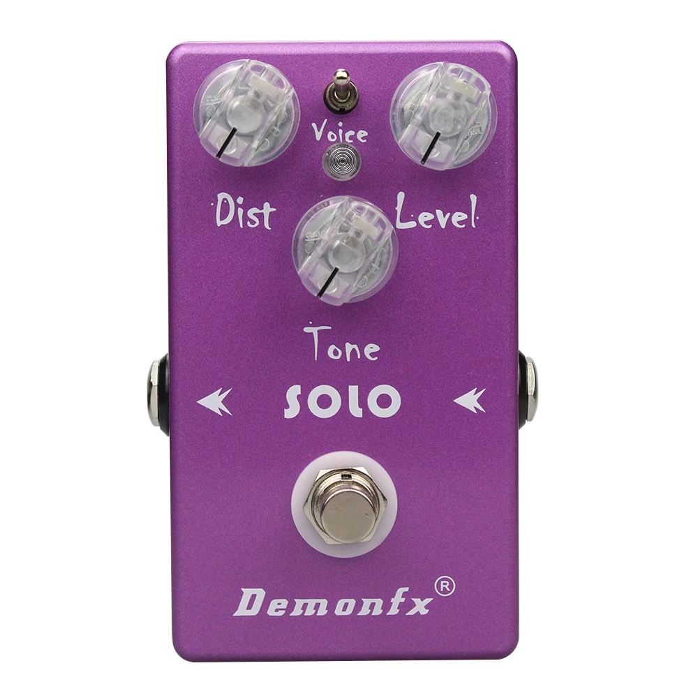 

Demonfx-SOLO High-Gain Distortion Guitar Effect Pedal with True Bypass, High Quality, New