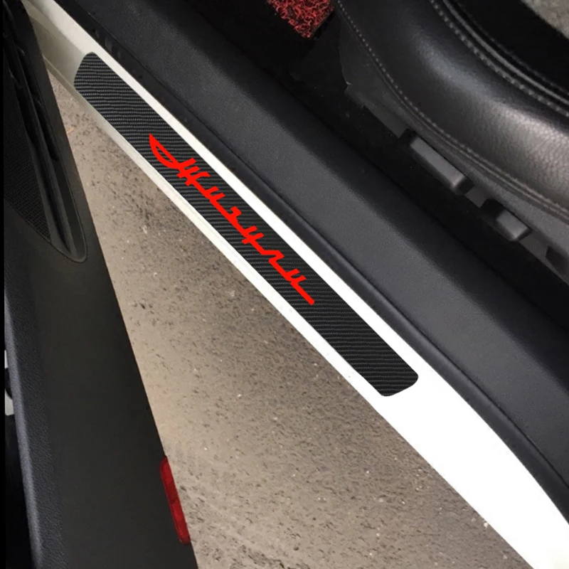 4 шт. водонепроницаемые Стикеры из углеродного волокна для lada granta XRAY niva kalina priora
