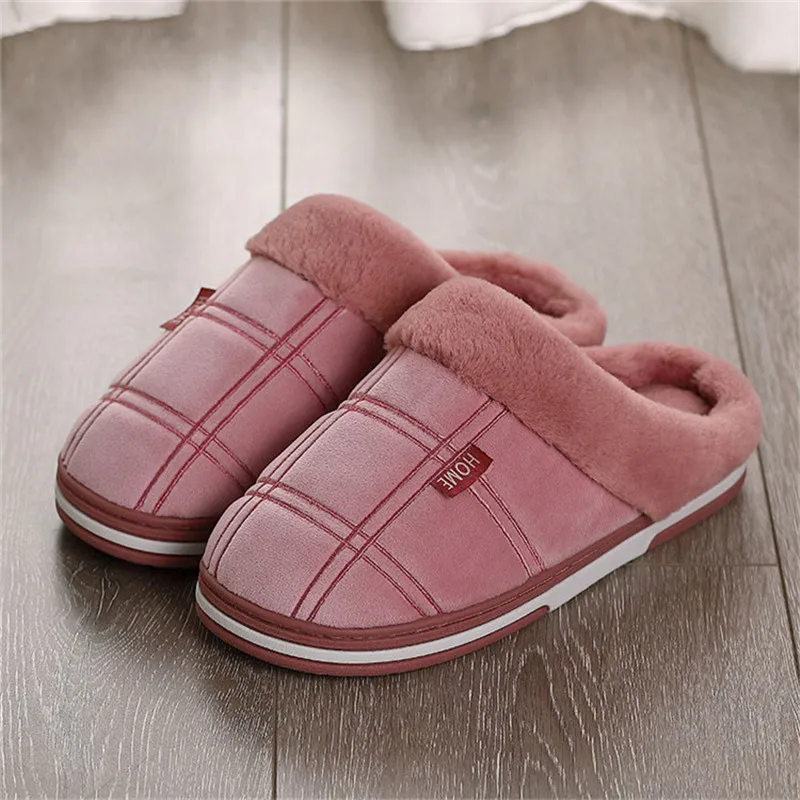 Домашние тапочки; зимняя обувь для мужчин; домашние тапочки для взрослых; удобные домашние тапочки больших Size35-50; теплые хлопковые тапочки