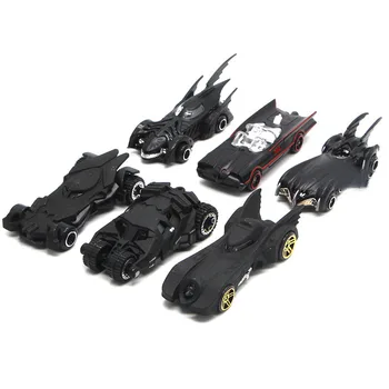 

1:64 limited edition Batman Chariot alloy set model 6 generation chariot combination children car toy gift collection decoration