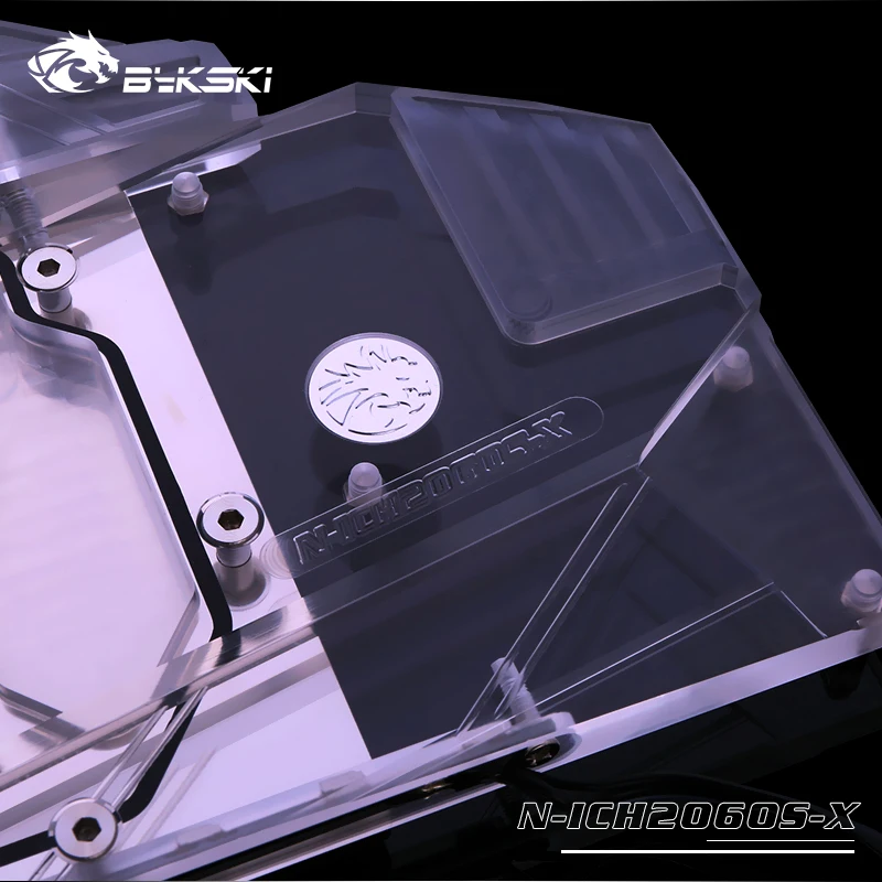Bykski N-ICH2060S-X с полным покрытием GPU водоблок для INNO3D GEFORCE RTX 2060/1660TI/1660 супер Icedragon теплоотвод видеокарты