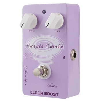 

Caline CP-22 Clean Boost Guitar Effect Pedal Purple True Bypass Guitar Parts Accessories