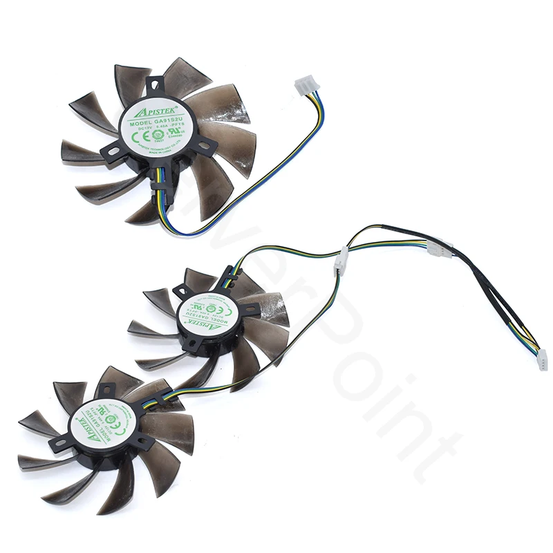 GA91S2U PFTA 0.40A 4P размер 85 мм вентилятор охлаждения для GTX 1060 1070 1070Ti 3G 6G 8G P106-100 Графика