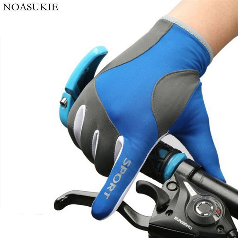 

Spring Summer Full Finger Motorcycle Gloves Gants Stitching Color Breathable Non-Slip Racing Gloves With Touch Screen Function