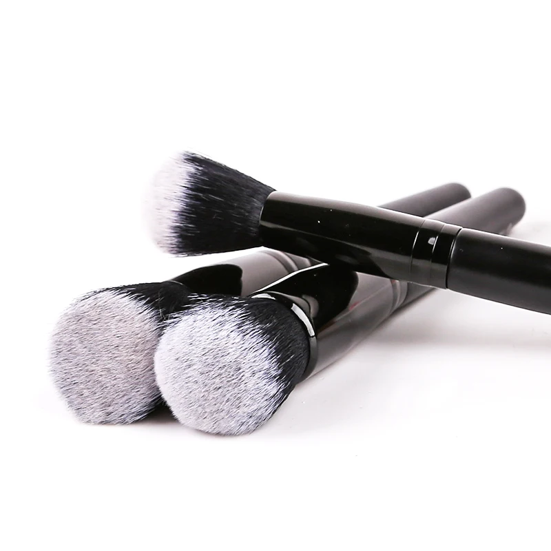 ZOREYA 3Pcs Class Black Makeup Brushes Super Soft Face Make Up Brush Set Blush Slanted Powder Ultimate Blending Beauty Tool