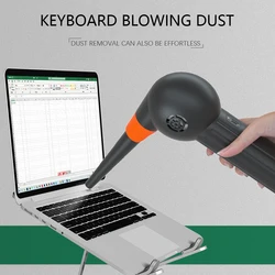 Aspirateur de voiture Portable sans fil, souffleur de poussière, outil de nettoyage de clavier, Rechargeable par USB, pour ordinateur Portable, canapé de maison 