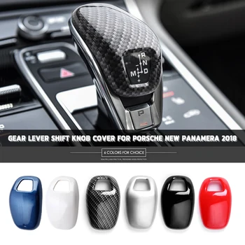 

ABS Car Console Gear Lever Shift Knob Trim Cover For Porsche New Panamera 2018