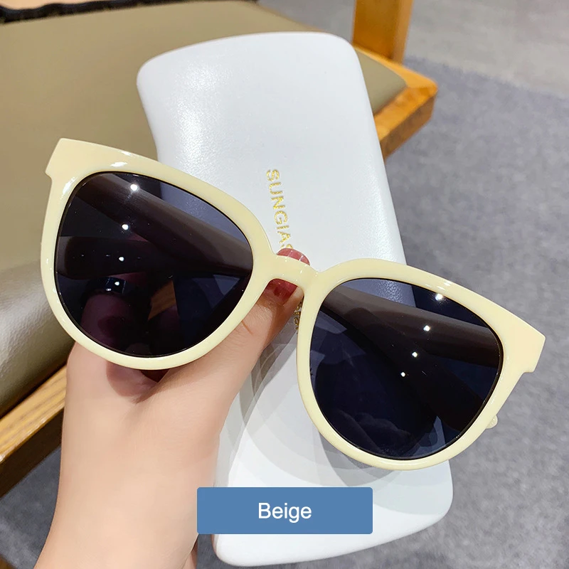 square sunglasses YOOSKE 2021 Women's Sunglasses Fashion Big Round Sun Glasses for Female Oversized Shades Vintage Jelly Color Pink Sunglass UV400 big square sunglasses Sunglasses