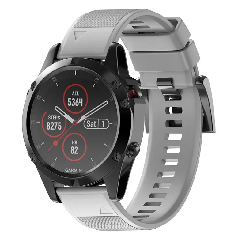 26 22 мм ремешок для часов Garmin Fenix 5 5X 5S 3 3 HR для часов Fenix 6X6 6S быстросъемный силиконовый ремешок Easyfit