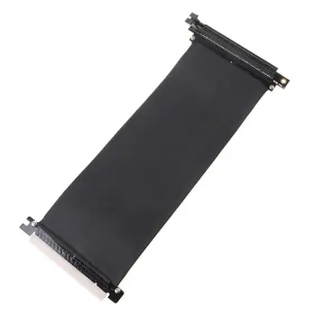 

PCI Express PCIe3.0 16X to 16X Flexible Cable Adapter 90 Degree Angle Riser Card 95AF