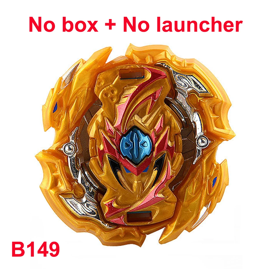 Beyblade Burst B133 B134 B135 ограниченная Золотая версия Обновление вариации Черный навалом один гироскоп металлический Бог Fafnir волчок игрушки - Цвет: B149g Nolauncher