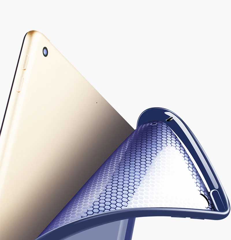Чехол для iPad 10,2 дюймов 7th Gen Funda силиконовый мягкий чехол из искусственной кожи Smart чехол для iPad 10,2