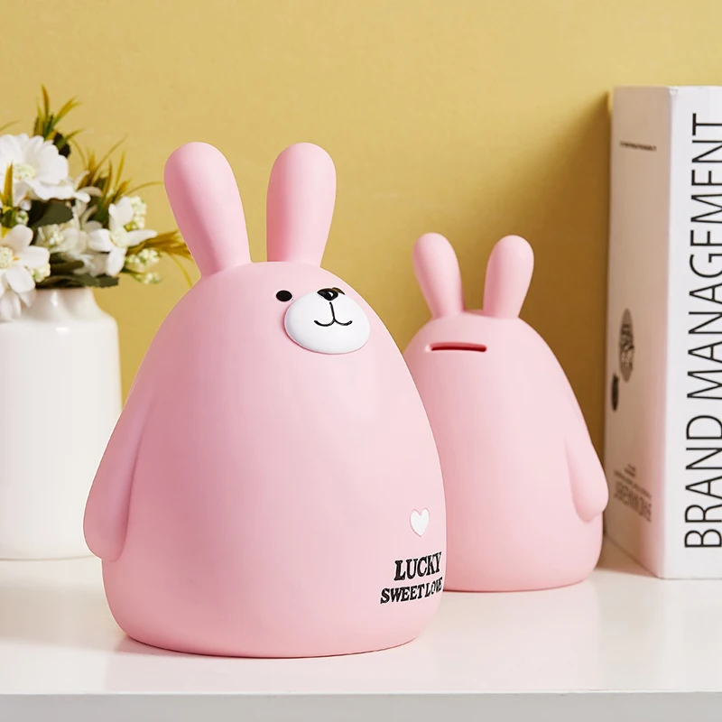 Cute Save Money Cash Box Piggy Bank Large Money Box for Kids Money Safe Coin Box Money Saving Box Coin Bank Lovely Piggy Gifts