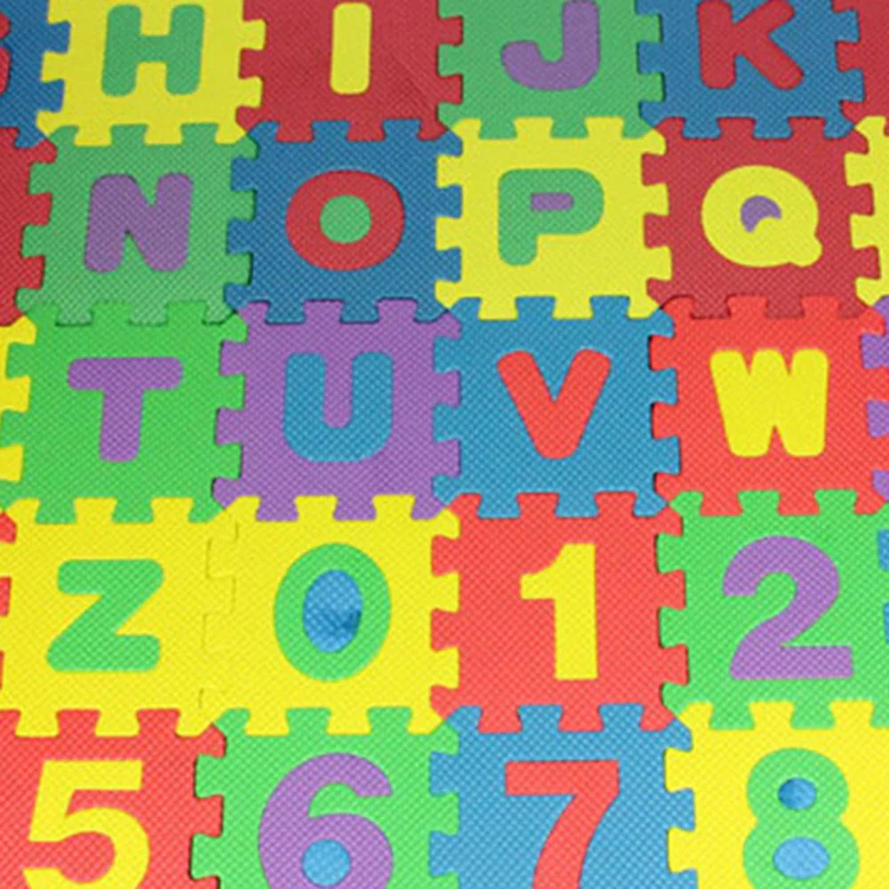36 шт. детский коврик пазл с буквами|Детские гимнастические и игровые маты| |