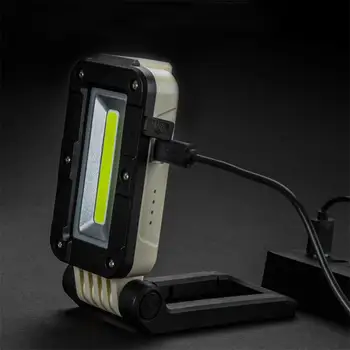

SUNREI V380 COB+LED LED Work Light USB Rechargeable EDC Flashlight 180° Folding Magnetic Tail Noctilucent Torch Flashlight