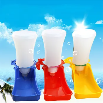 

Portable Pet Dog Water Bottle Outdoor Travel Plastic Drinking Feeder Dispenser Puppy Travel Foldable Water Bowl Drinker Cup
