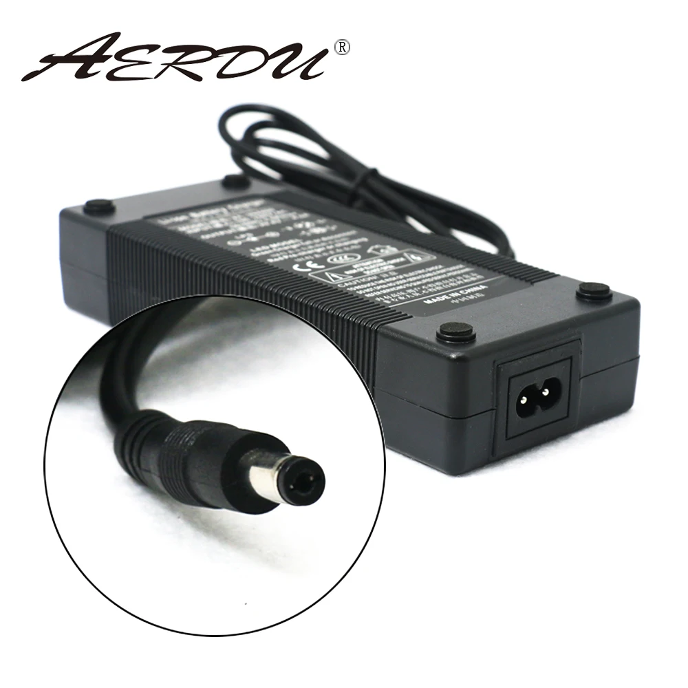 AERDU 7S 29,4 V 4A 24v литий-ионный аккумулятор зарядное устройство настольного типа адаптер быстрого питания EU/US/AU/UK AC DC 5521 конвертер быстрый