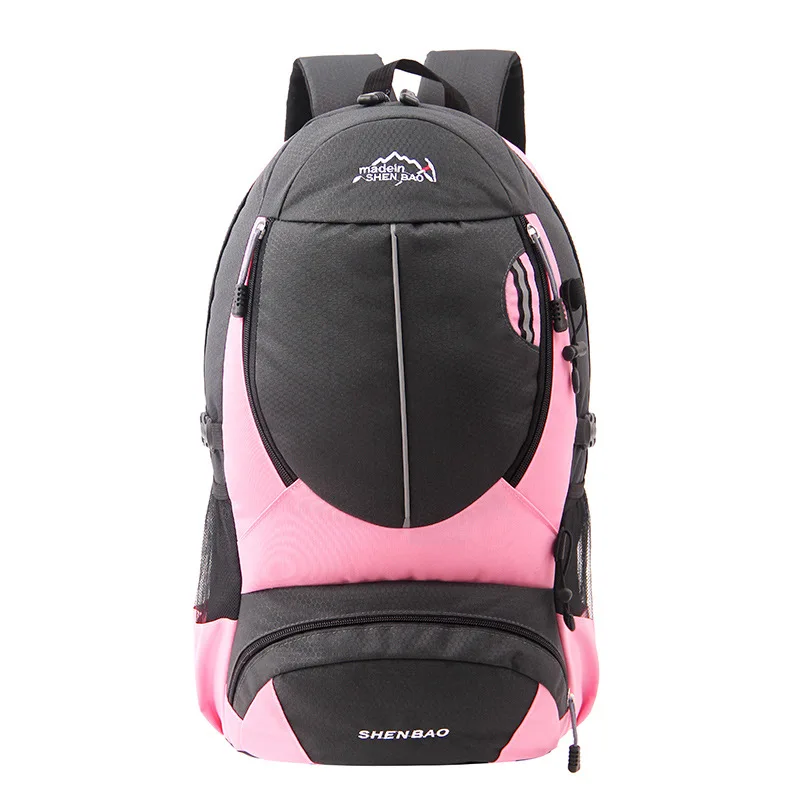 40л походный рюкзак, рюкзаки, водонепроницаемый уличный рюкзак для мужчин wo, мужской рюкзак для кемпинга, велосипедный рюкзак, дорожная сумка, большая спортивная сумка - Цвет: pink