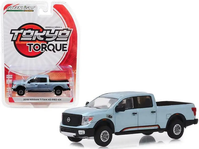 

GL 1:64 2018 Nissan Titan XD Pro-4X Pickup Truck alloy model Car Diecast Metal Toys Birthday Gift For Kids Boy