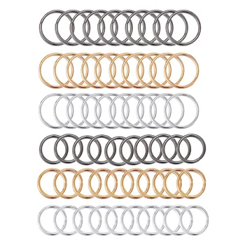 

60pcs/lot 10mm 12mm Mix Colors Seamless Circle Nose Rings Piercing Hoop Septum Nose Ring Sexy Ear Piercing Body Jewelry