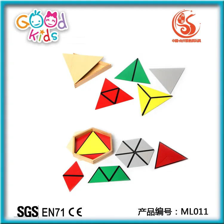 

Profession Montessori Composition Triangular Montessori Teaching Aids Kindergarten Teaching Aids