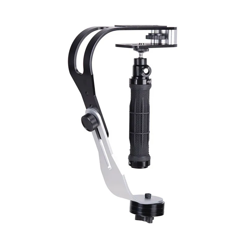 Стабилизатор видеокамеры низкая профильная ручка для смартфона GoPro Canon камера до 2,1 Фунтов с зажимом телефона камеры аксессуары
