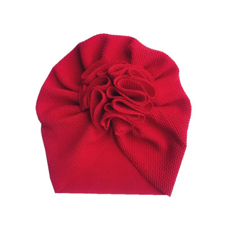 Lovely Flower Baby Hat Soft Baby Girl Hat Turban Spring Infant Toddler Newborn Baby Cap Bonnet Headwraps Kids Hat Beanies car baby accessories Baby Accessories