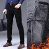 JeansNew-pantalones vaqueros elásticos para hombre, Jeans clásicos de negocios, de marca, color negro, moda de invierno, 2022 ► Foto 2/6