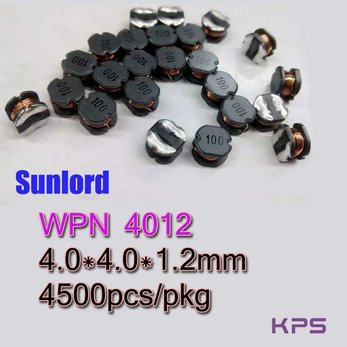 Индуктор питания WPN 4012 с проводной обмоткой SMD телефон 3C 5G AI EMI TV Video Audio