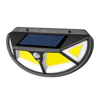 

102LEDs 4-sided Waterproof Solar Light Motion Sensor Human Body Induction Wall Lamp for Garden Road