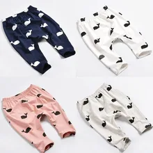 Европа и Америка,, импортные товары, детские штаны с изображением Кита, леггинсы с рисунками