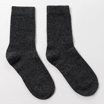 

Women's socks with down, color dark gray, size 21-25 (shoe size 36-40)