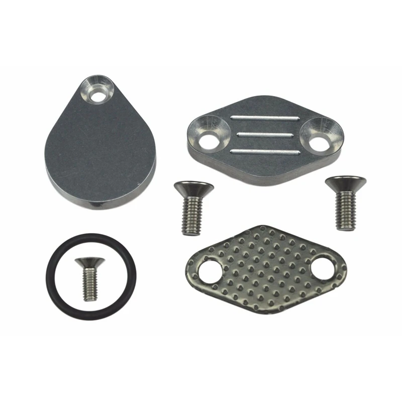 CNC LS LQ4 EGR Delete Plug Intake Block Off Plate LSX fit Silverado 4.8