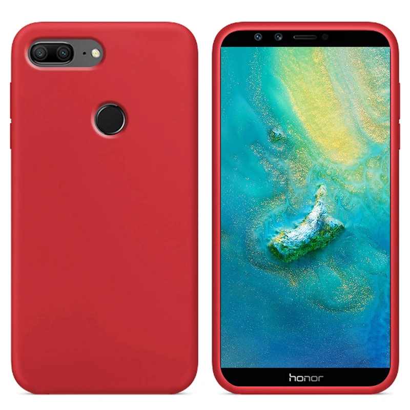 

Luxury Liquid Silicone Case For Huawei Honor 9 lite LLD-L31 Cell Phone Soft Back Cover