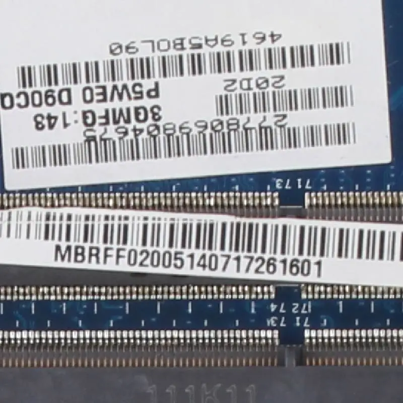Mbrff02005 placa-mãe do portátil para acer aspire