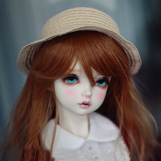 Новинка, BJD, кукольная шляпа, головной убор, шляпа от солнца, соломенная шляпа, карниз, шляпа для 1/3, милая бежевая кукольная одежда, аксессуары