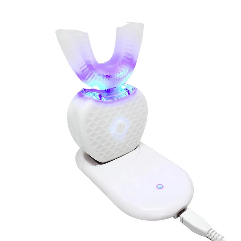 V White Automatic Electric Toothbrush 360 Degrees Ultrasonic Vibration Electric Teeth Brush Teeth Whitening Beauty Instrument V White Automatic Electric Toothbrush 360 Degrees Ultrasonic Vibration Electric Teeth Brush Teeth Whitening Beauty Instrument