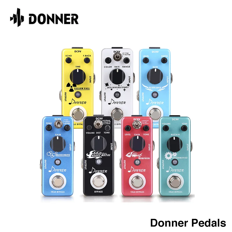 A fondo Contar acortar Donner Pedal de efecto de guitarra, modulación de compresor, modulación de  Looper|Partes y accesorios de guitarras| - AliExpress