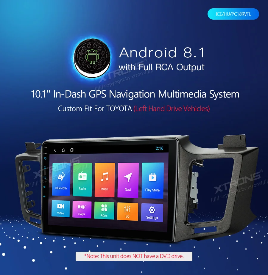 Clearance 10.1" Android 8.1 Car Radio Multimedia System Player GPS Navigation for Toyota RAV4 2013 2014 2015 2016 2017 RCA Output NO DVD 0 Clearance 10.1" Android 8.1 Car Radio Multimedia System Player GPS Navigation for Toyota RAV4 2013 2014 2015 2016 2017 RCA Output NO DVD 0