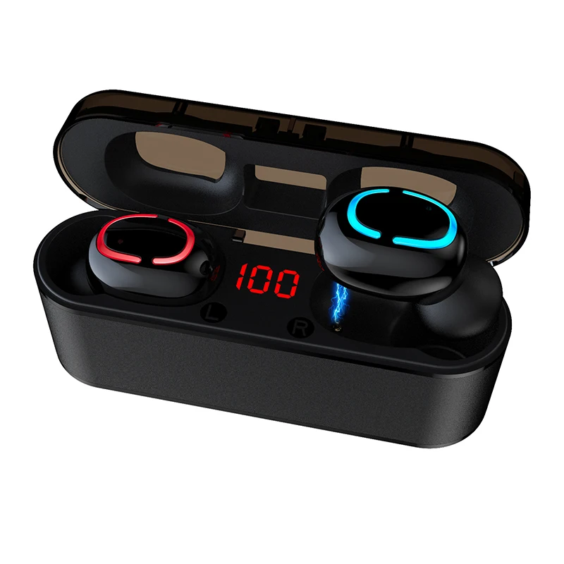 Q68 TWS Bluetooth 5,0 наушники IPX5 водонепроницаемые Беспроводные спортивные наушники-вкладыши с микрофоном зарядная коробка для мобильного телефона