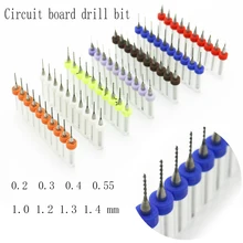 

10PCS 0.1-1.4MM Carbide Micro Drill Bits Print Circuit Board Drill Bits CNC PCB Twist Drill