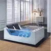 1800mm Bathroom Whirlpool Bathtub LED Colored Lights Indoor Spa Double People Surf Massage Tub 1812 1
