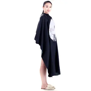 

Salon Barber Hair Cutting Haircut Cape Hairdresser With Clear Transparent Viewing Window For Hair Cutting Coloring Barber Cape